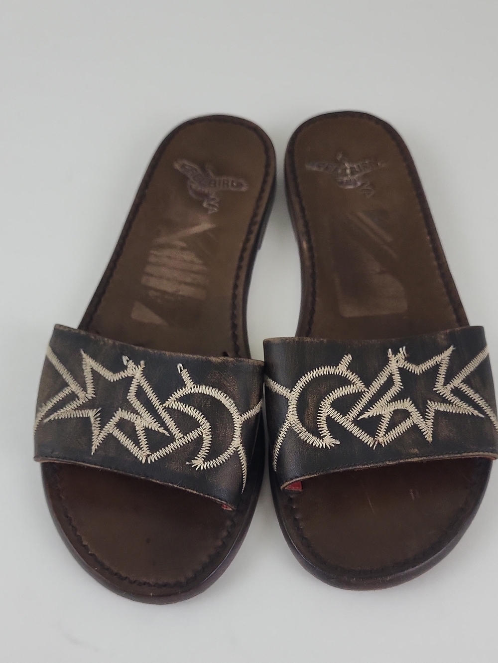 Freebird Gypsy Celestial Star Sandal Slides Size 7